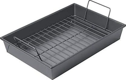 Professional Non-Stick Roast Pan with Non-Stick Rack, 13-Inch-By-9-Inch1