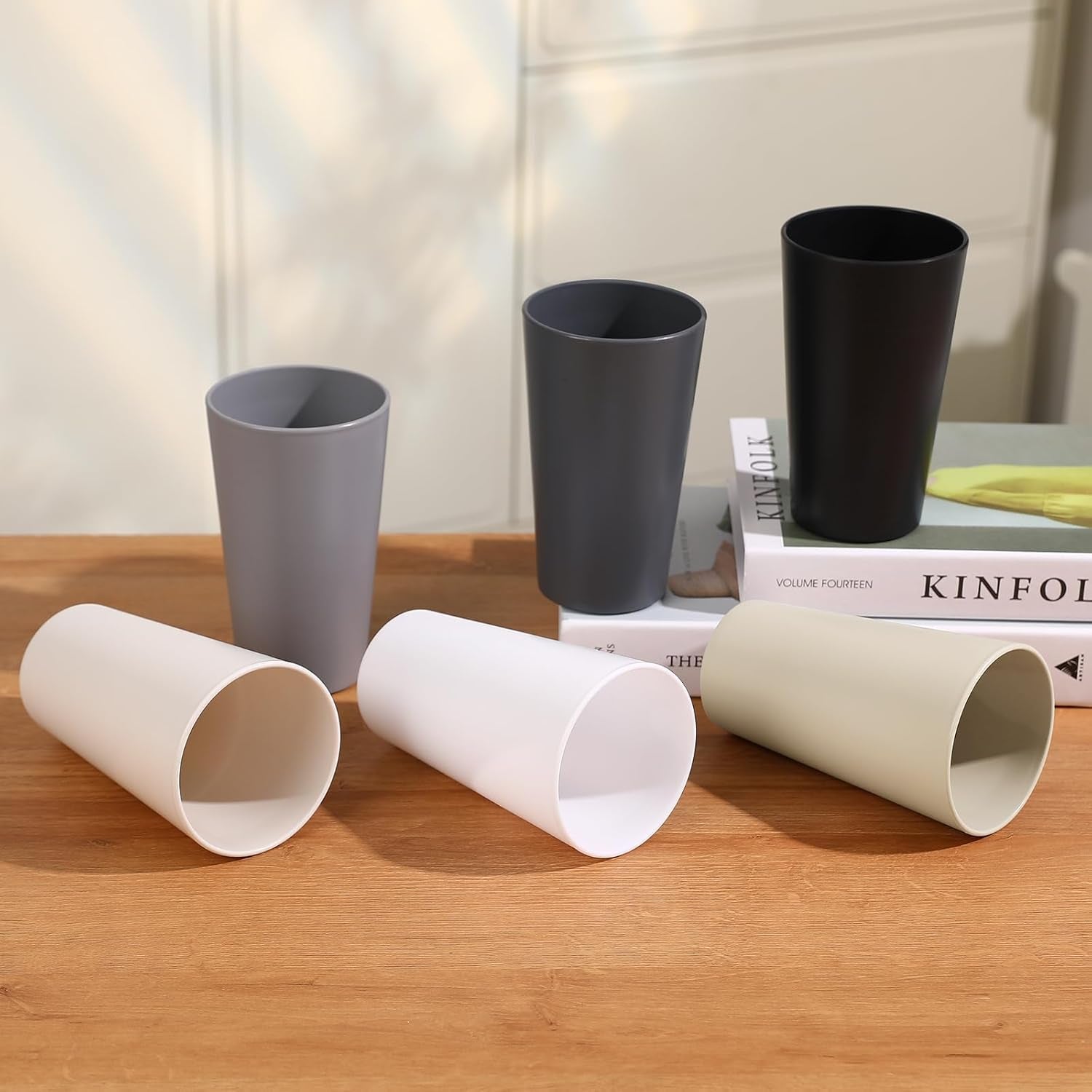 24-pcs-unbreakable-plastic-cups-set-20-oz-reusable-plastic-cups-stackable-drinking-cup-for-kitchen-outdoor-bpa-free-dishwasher-refrigerator-and-microwave-safe-20-oz-6-colors