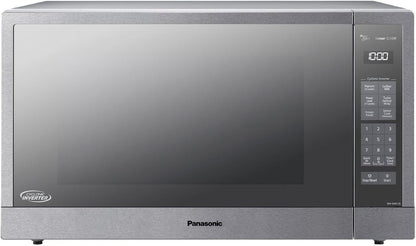 Panasonic Microwave Oven, Stainless Steel Countertop/Built-In Cyclonic Wave with Inverter Technology and Genius Sensor, 2.2 Cu. Ft, 1250W, NN-SN97JS (Silver)1