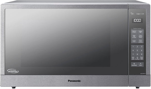 Panasonic Microwave Oven, Stainless Steel Countertop/Built-In Cyclonic Wave with Inverter Technology and Genius Sensor, 2.2 Cu. Ft, 1250W, NN-SN97JS (Silver)1