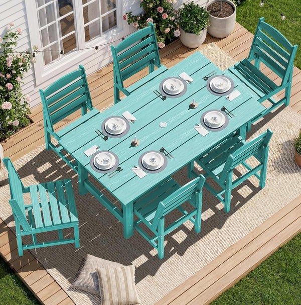 HDPE Outdoor Dining Furniture, Outdoor Dining Set for 10, Aruba8