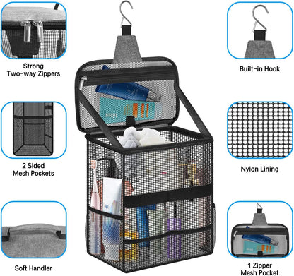 Shower Bag Mesh Caddy, Toiletry Bags Shower Caddy Portable3