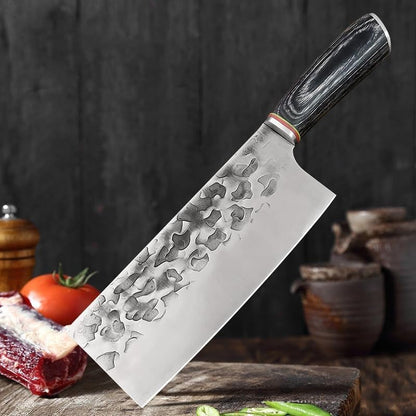 Meat Cleaver, 7 Inch Professional Slicing Chef Knives Stainless Steel Forged Kitchen Knife Vegetable Fruit Knife Cooking Tools3