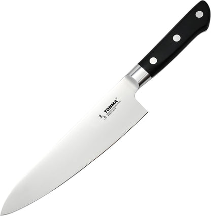 TONMA Chef Knife, Made in Japan, 8.2” Stainless Steel Kitchen Knife, TCK-11