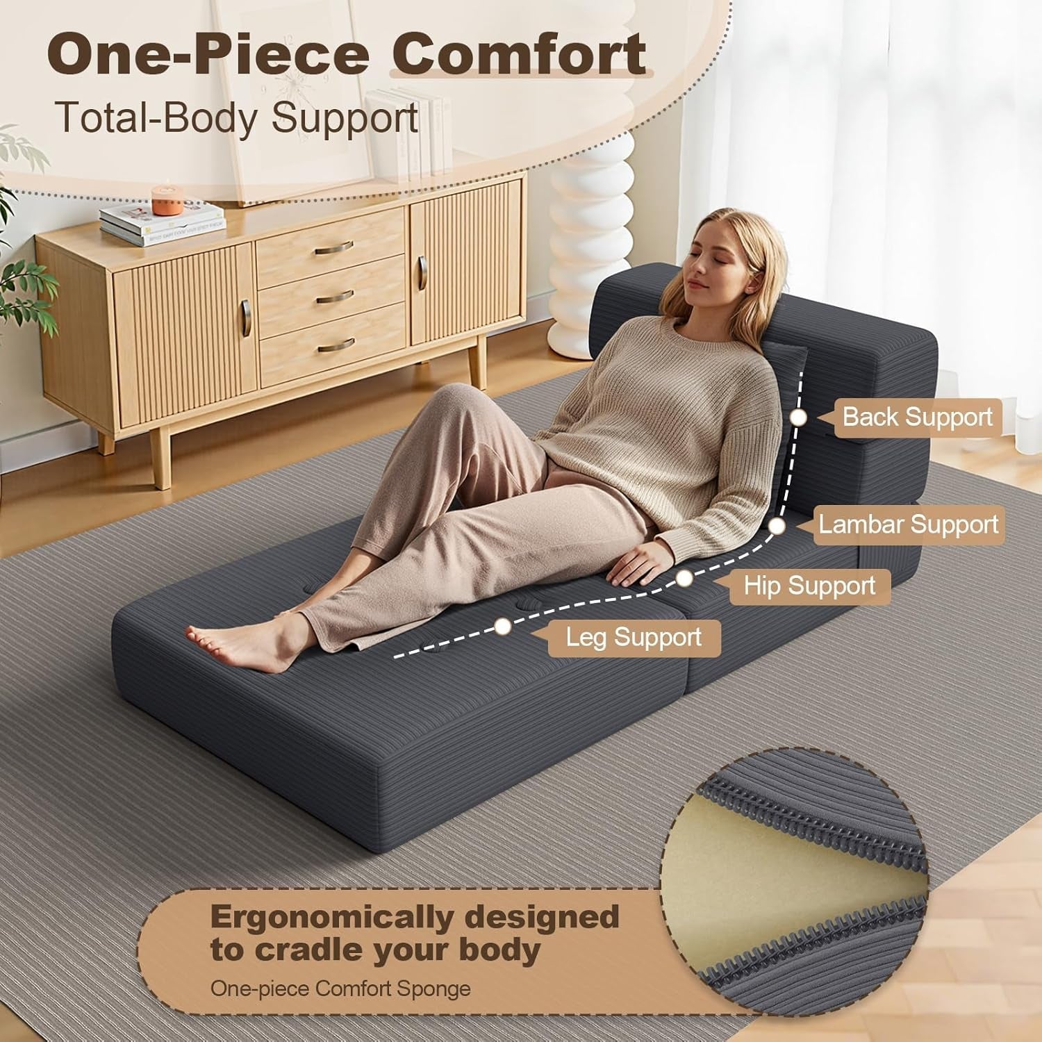 folding-sofa-bed-one-piece-high-density-foam-sleeper-chair-grey-single