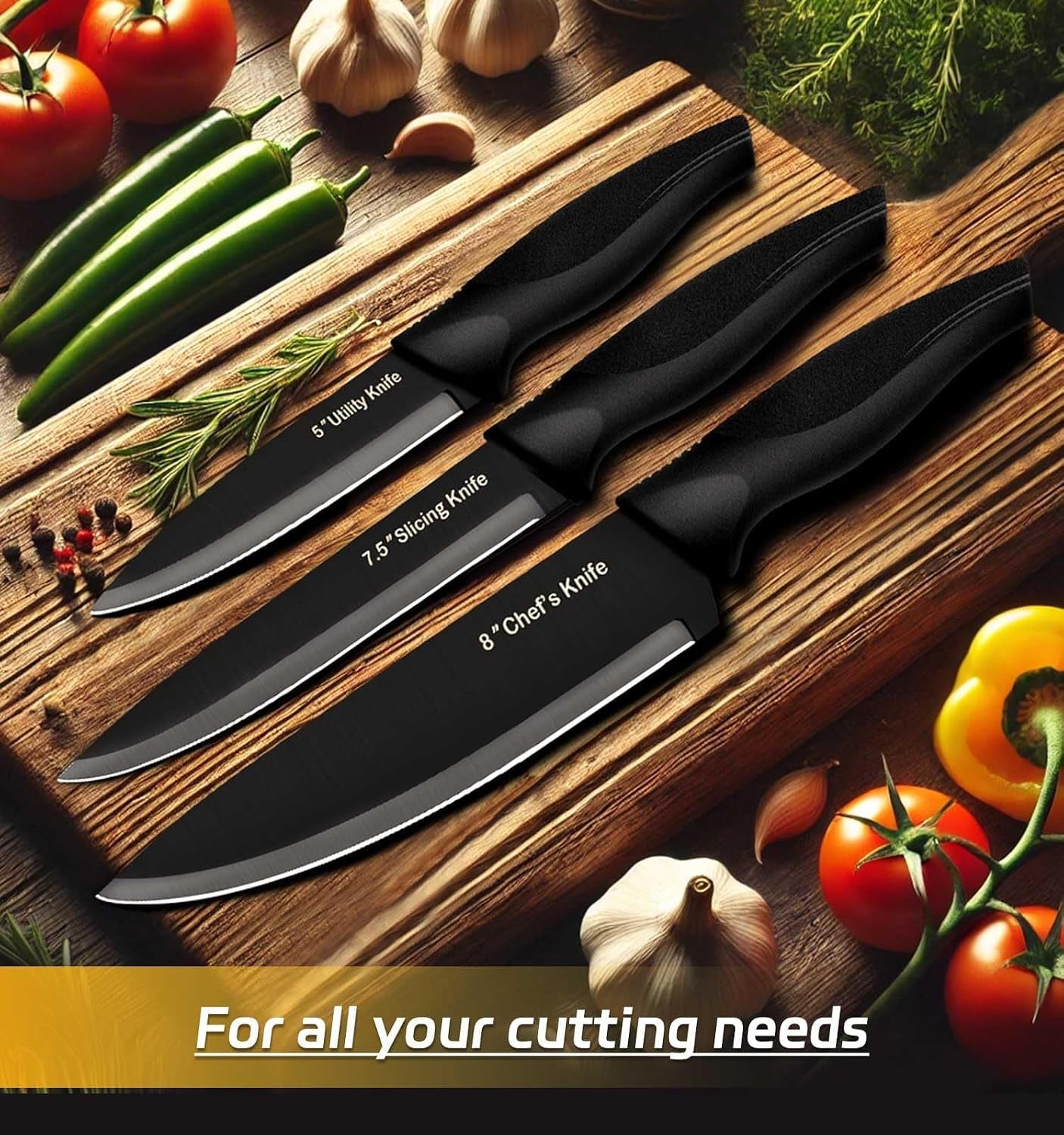 14-piece-black-kitchen-knife-block-set-with-built-in-sharpener-german-high-carbon-stainless-steel-blades-dishwasher-safe-ultra-sharp-edges-ergonomic-non-slip-handles