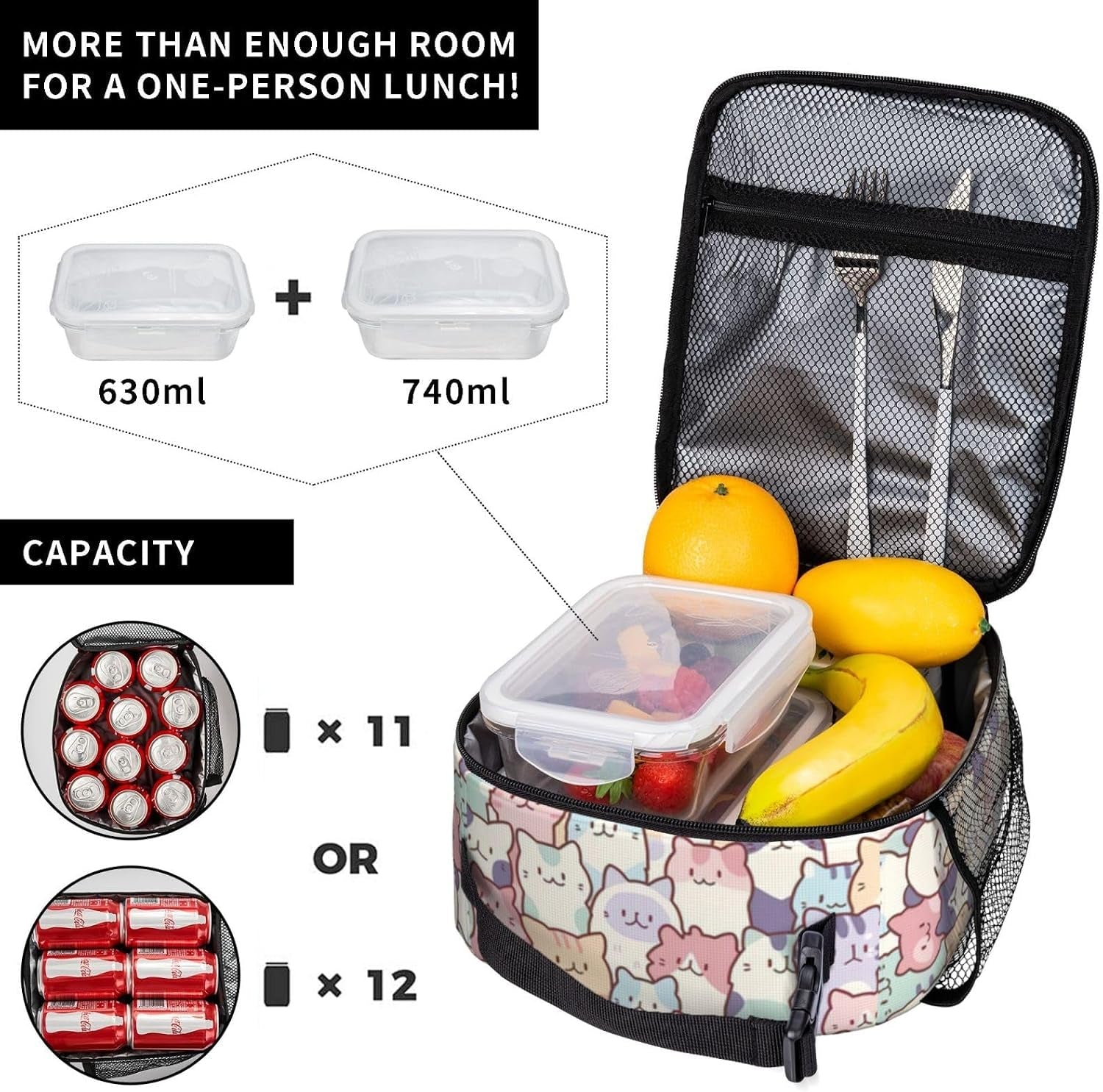 cute-colorful-cats-insulated-lunch-bag-kids-lunch-box-for-girls-boys-teens