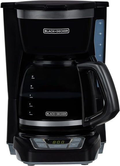 BLACK+DECKER 12-Cup Drip Coffee Maker with Vortex Brewing2