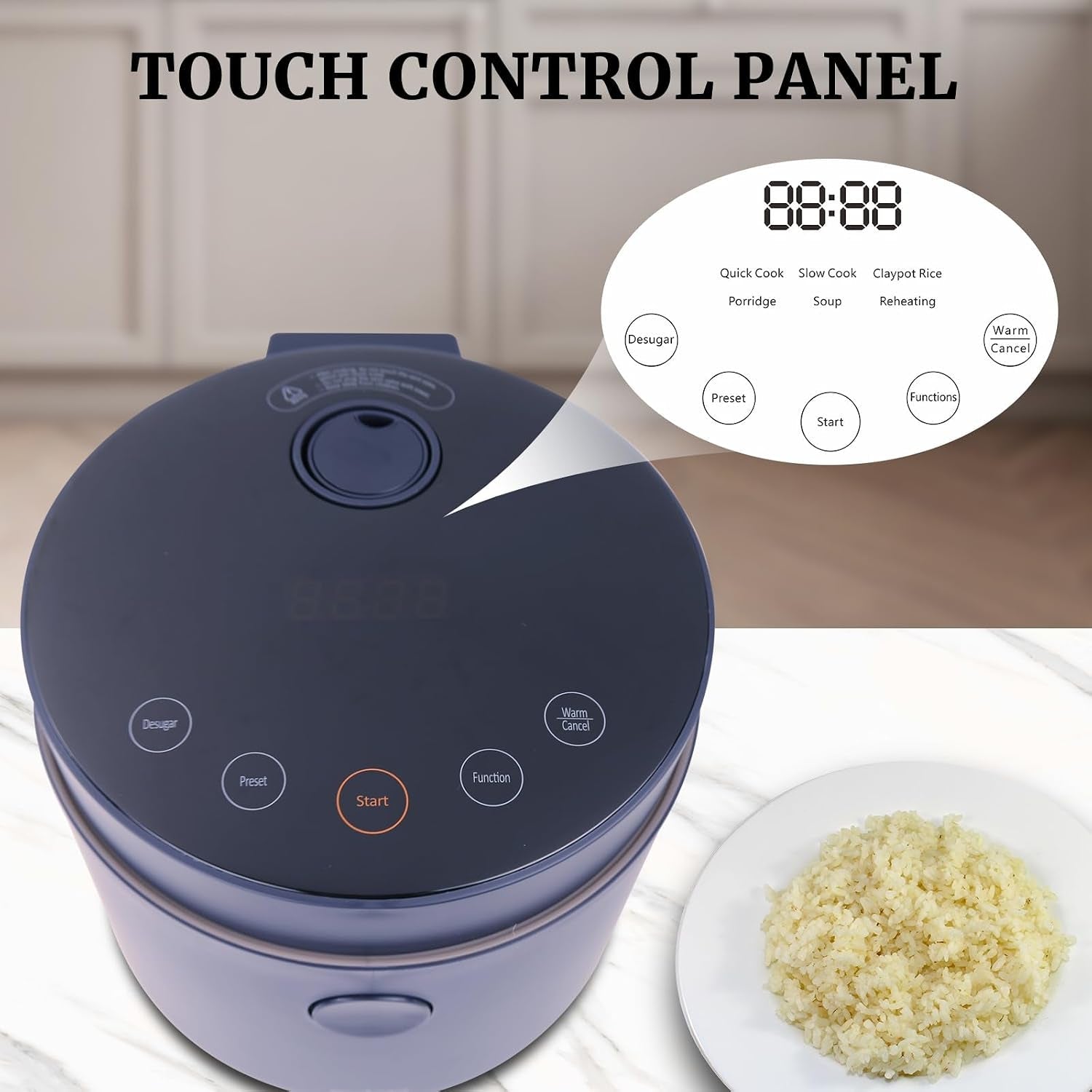 hakka-low-carb-rice-cooker-7-functions-desuger-rice-pot-4-cups-uncooked-rice-with-stainless-steel-steamer-mini-smart-cooker-non-stick-removable-inner-pot-24h-delay-timer