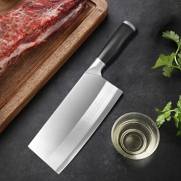 Meat Cleaver, 8 Inch Home Kitchen Slicing and Meat-Cutting Knife Chinese-Style Stainless Steel Sashimi Knives3