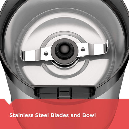 BLACK+DECKER One-Touch Coffee & Spice Grinder with Stainless Steel Blades4