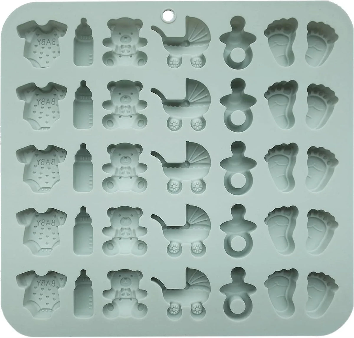 baby-shower-silicone-mold-with-onesie-pacifier-bottle-baby-footprint-bear-carriage-mold-for-chocolate-cake-candy-gummy-cupcake-decoration-party-cupcake-topper