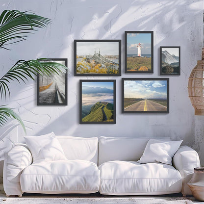 8X10 Picture Frame, for Tabletop Display and Wall Mounting, Black7
