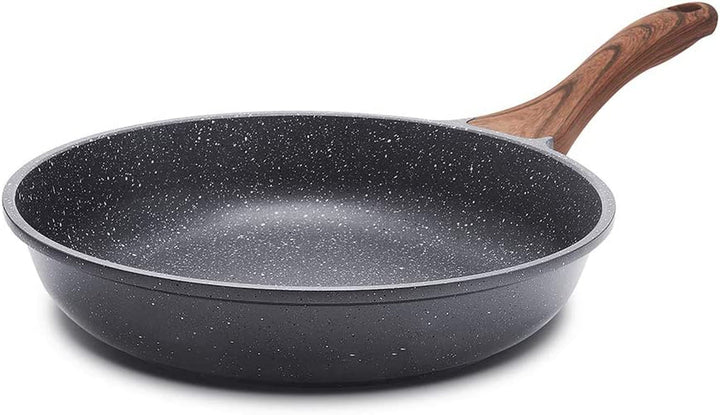 Nonstick Frying Pan Skillet, Swiss Granite Coating Omelette Pan, Healthy Stone Cookware Chef'S Pan, PFOA Free (8/9.5/10/11/12.5 Inch) (8 Inch)
