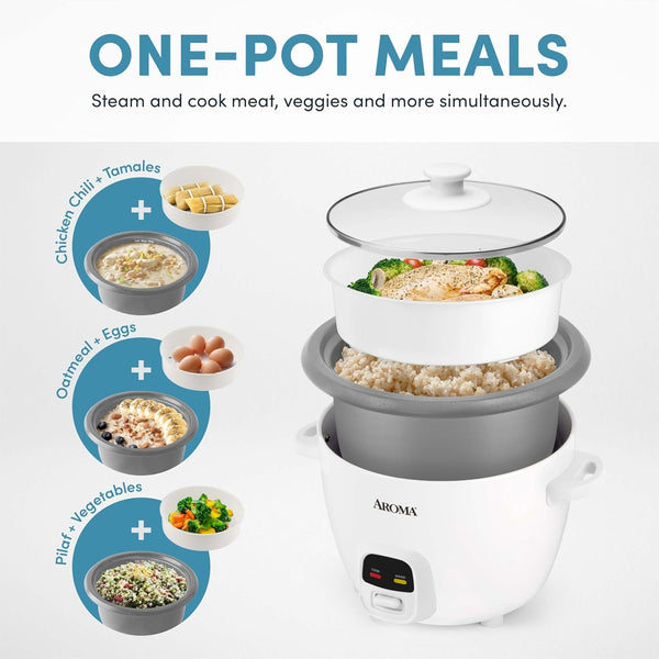 ® 20-Cup (Cooked) One-Touch Rice Cooker and Food Steamer with Auto-Warm | 10 Cups Uncooked, 20 Cups Cooked (ARC-390NGP)3