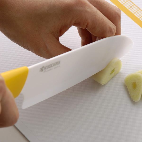 3Piece Advanced Ceramic Revolution Series Knife Set, Yellow,White | Made-In-Japan Non-Reactive Zirconia Blades, Lightweight Design Reduces Hand Fatigue, Will Not Cause Food Oxidation6