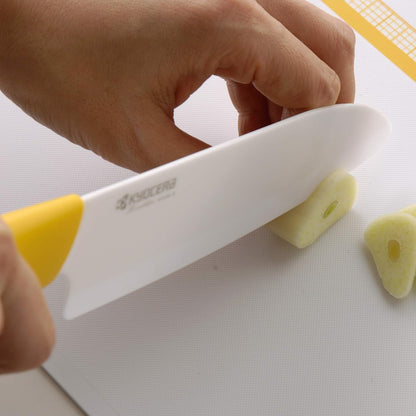 3Piece Advanced Ceramic Revolution Series Knife Set, Yellow,White6