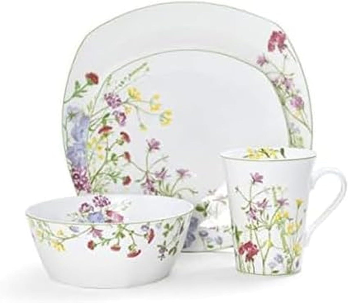 wildflower-garden-dinnerware-set-16-piece-bone-china-dishes-service-for-4-square-plates-and-bowls-set-with-mugs-floral-design-dishwasher-and-microwave-safe