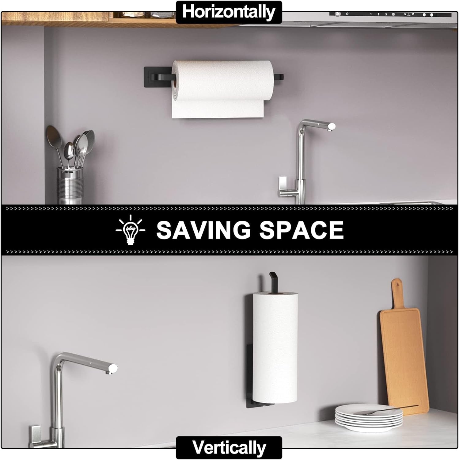 paper-towel-holder-under-cabinet-self-adhesive-or-drilling-matte-black