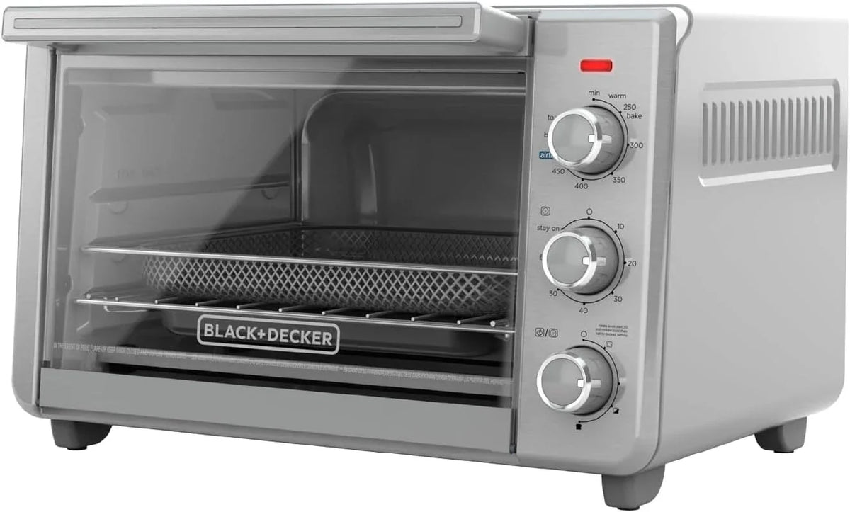 black-decker-6-slice-air-fry-toaster-oven-5-in-1-countertop-oven-large-toaster-oven-with-air-fry-eventoast-technology-and-room-for-six-slices-or-a-12-inch-pizza