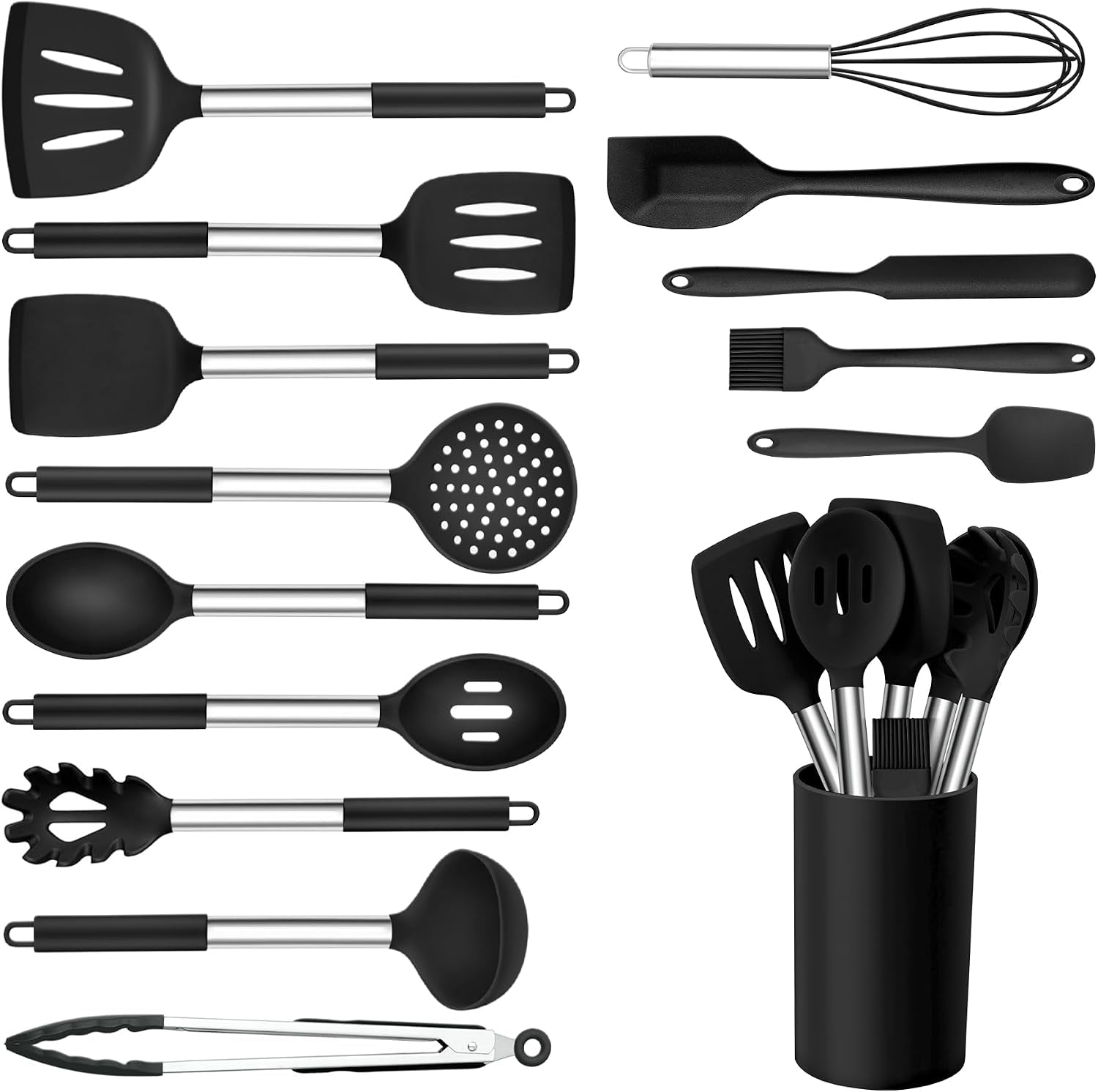 kitchen-utensils-set-15-pcs-silicone-cooking-utensils-set-with-holder-and-heat-resistant-stainless-steel-handle-for-nonstick-cookware-black
