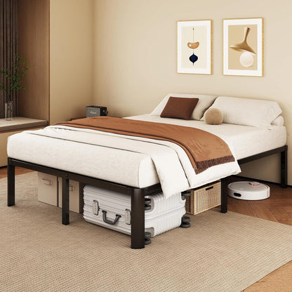 14 Inch Queen Size Heavy Duty Metal Platform Bed Frame2