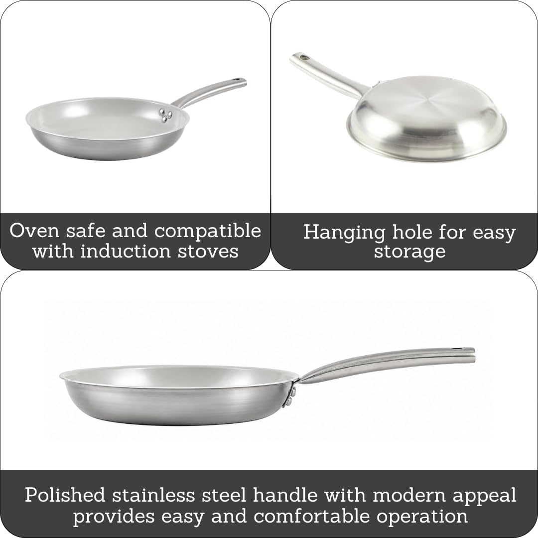 8-in-2-ply-aluminum-gray-ceramic-fry-pan-with-stainless-steel-handle-2-ply-construction-with-induction-and-oven-use-ideal-for-pan-frying-and-sauteing
