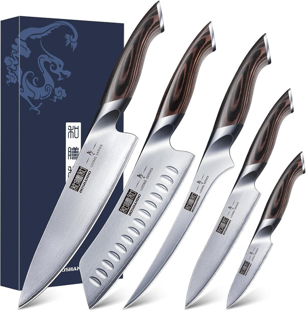 5 Pieces Knife Set, Professional Ultra Sharp Kitchen Knife Sets1