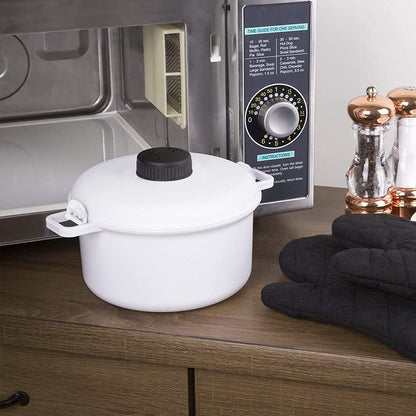 '- 2.6 Qt. Microwave Pressure Cooker - Non-Stick Surface and Locking Lid - Cooks up to 12 Cups of Cooked Rice (6 Cups Uncooked)4