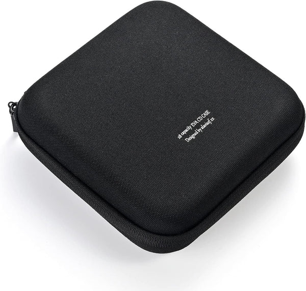 CD Case, 28 Capacity Protective Zipper Disc Wallet for Car | EVA Shock-Resistant, Lightweight Portable, DVD Blu-Ray Storage Organizer, Scratch-Resistant Sleeves, for Home Office Travel5