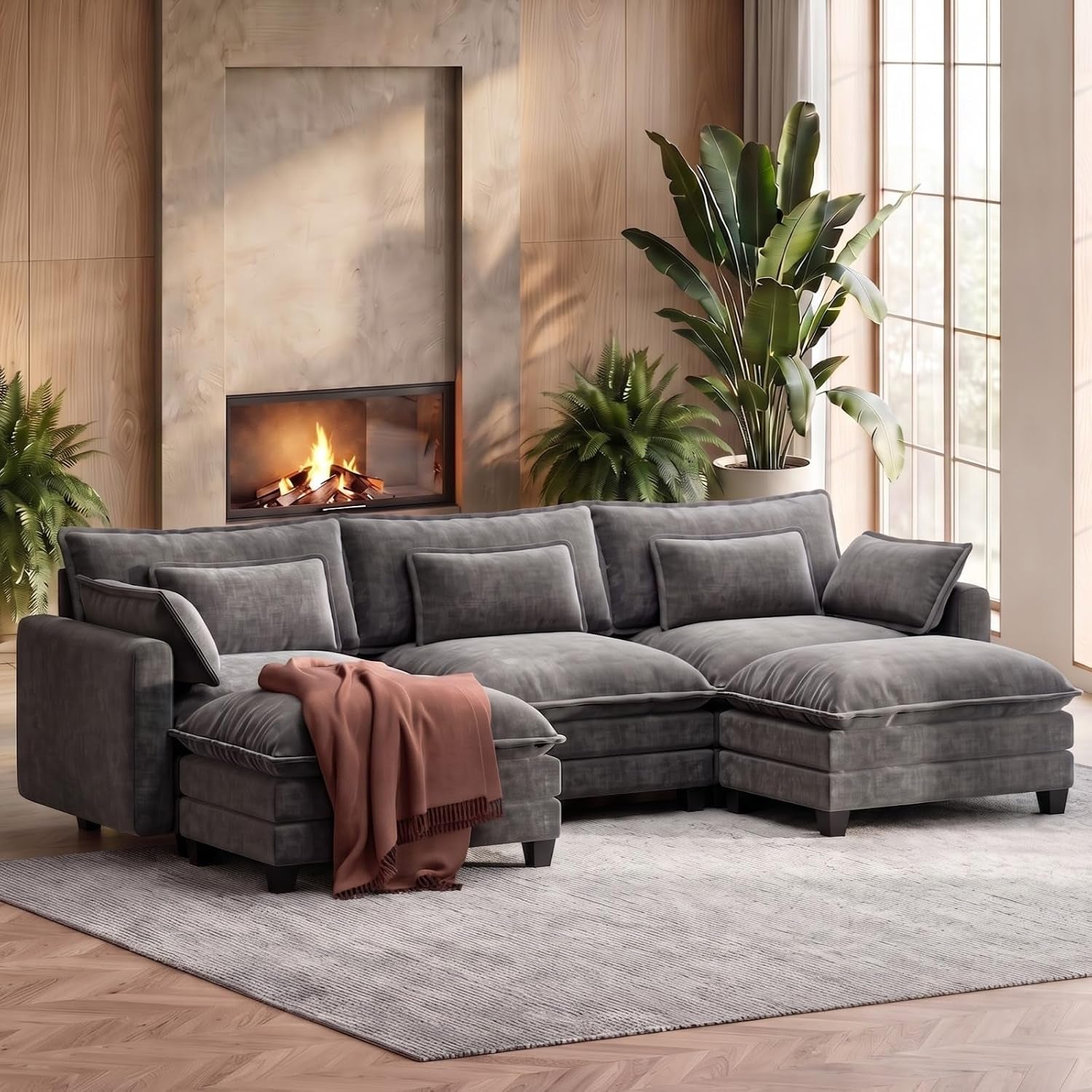 110-6-modular-sectional-sofa-5-seat-chenille-couch-with-deep-seat-ottoman-throw-pillows-u-shaped-couch-for-living-room-grey