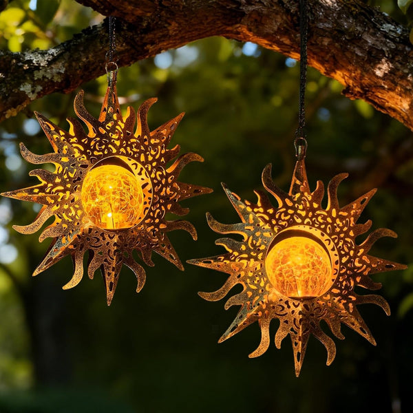 Solar Lanterns Outdoor Waterproof, Hanging Lights Yard Decor Gifts for Mom1