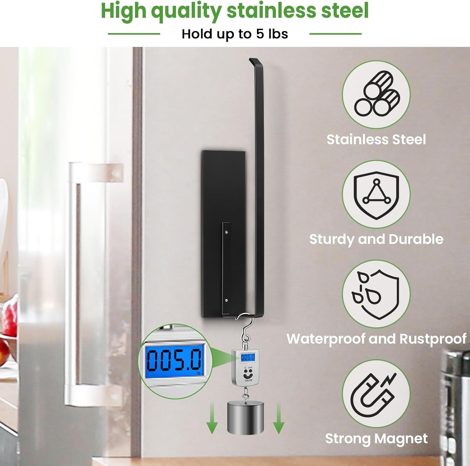 paper-towel-holder-magnetic-paper-towel-holder-for-fridge-toilet-paper-roll-holder-magnet-towel-rack-wall-mount-fridge-organizer-for-paper-towels-rolls-bathroom-pantry-rv-kitchen-storage