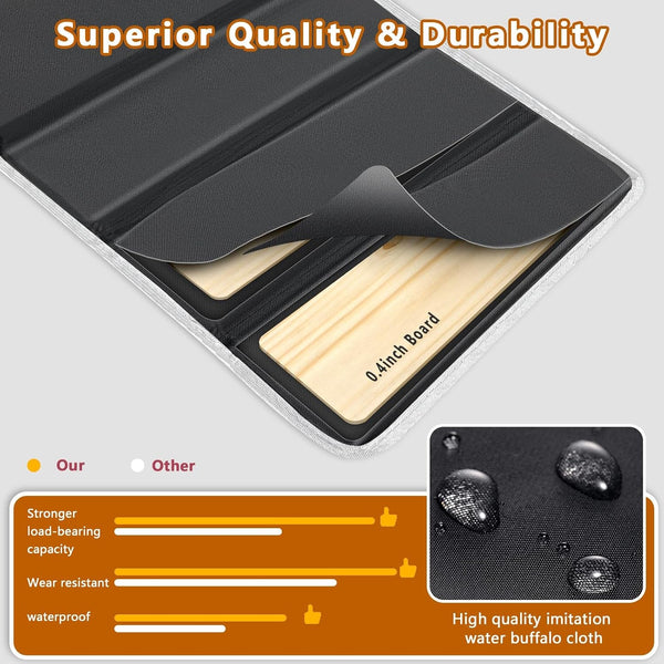 Heavy Duty Couch Cushion Support Board to Fix Sagging Sofas, 17"X66" Sofa, Thick Boards Add Strong Seat Supports, Stays in Place, Replacement Stuffing under Couches, Black5