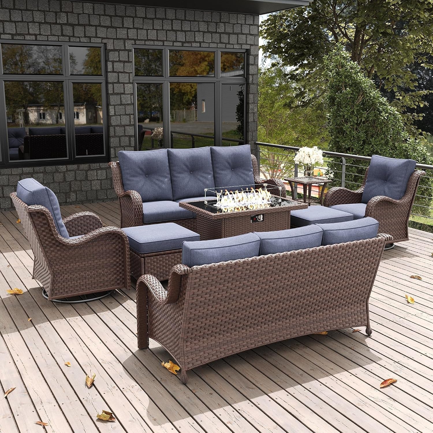 8-pieces-outdoor-patio-furniture-set-with-fire-pit-table-rattan-wicker-sectional-swivel-rocker-chairs-sets-with-ottomans-swivel-glider-chair-and-coffee-table