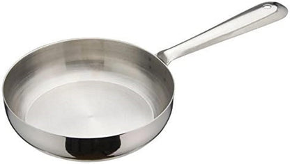 Mini Fry Pan, 5-Inch, Silver | Superior Heat Distribution, Space-Saving Design, Great for Sauteing, Searing, Frying and Restaurant Kitchens1