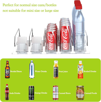 Drink Organizer for Fridge,Holds up to 25 Cans3
