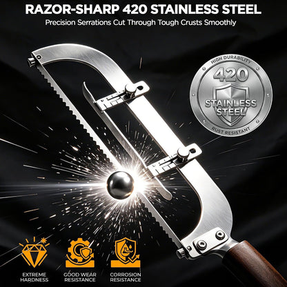 Upgrade Bread Knife for Bread, Adjustable 6 Thickness, 420 Stainless Steel3
