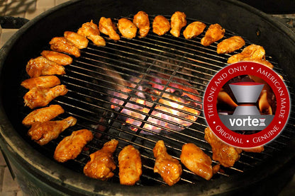 VORTEX (IN) DIRECT HEAT for Charcoal Grills, Medium Size - for Weber Kettle 22 26.75 WSM Smokey Mountain XL Kamado XL Big Green Egg3