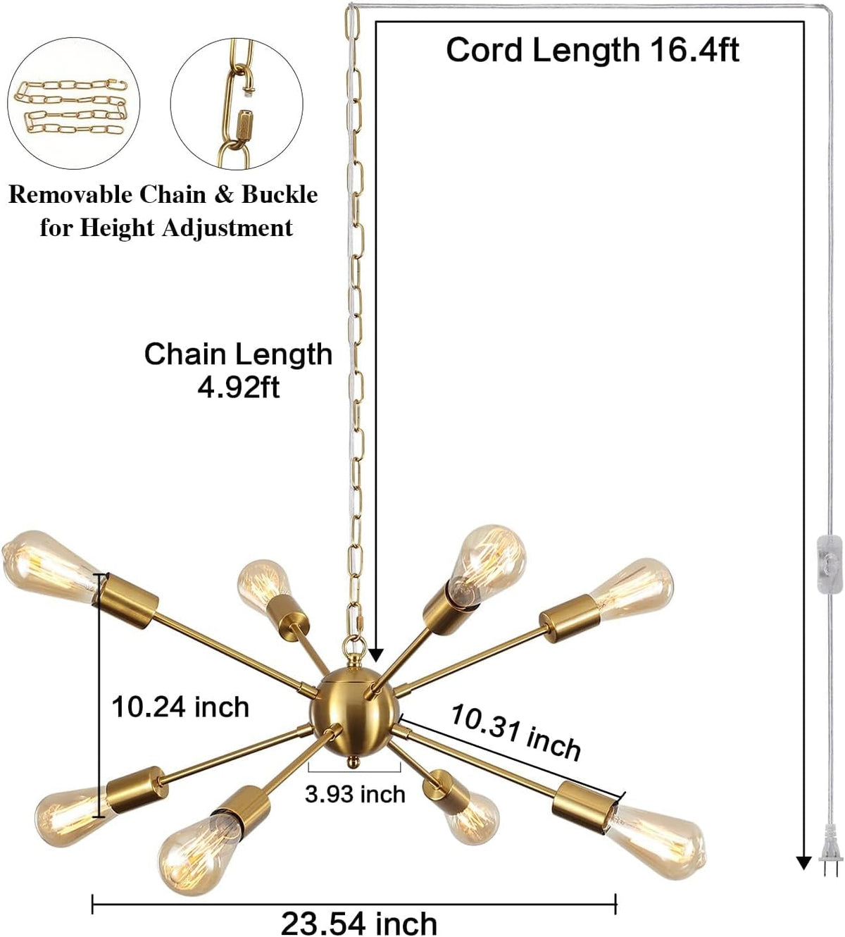 8-lights-plug-in-chandelier-gold-sputnik-hanging-lights-fixture