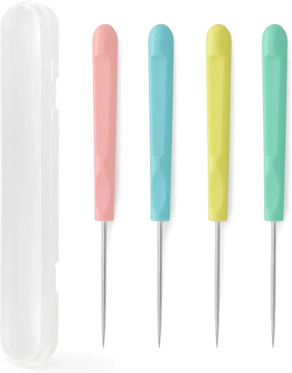 4Pcs Sugar Stir Needle Scriber Needle Cookie Decorating Supplies Tool 5.2"1