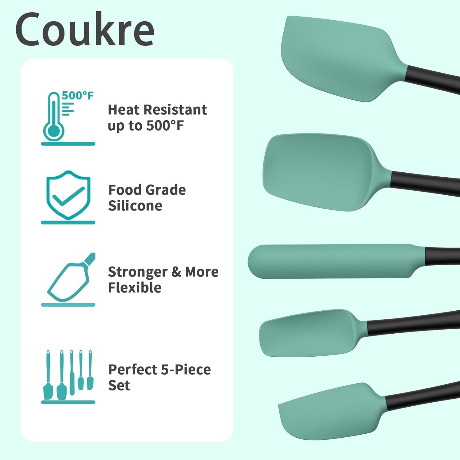 silicone-spatula-set-of-5-high-temperature-resistant-food-grade-silicone-dishwasher-safe-for-baking-cooking-aqua-green