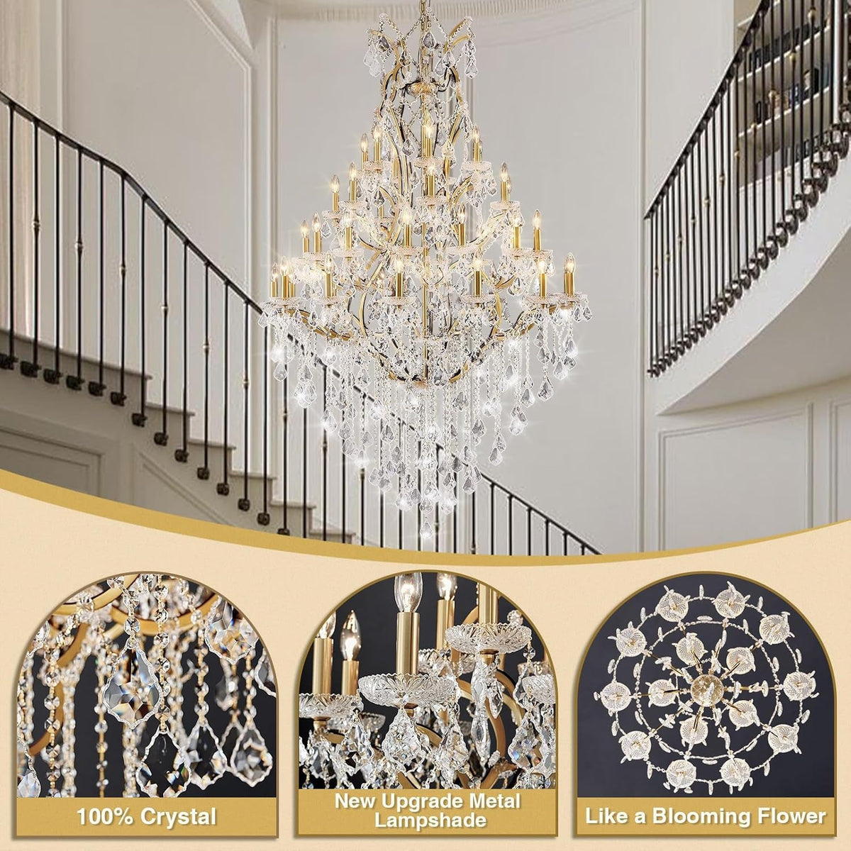 44-lights-large-crystal-chandelier-for-high-ceilings-brass-chandelier-modern-light-fixture-maria-theresa-chandeliers-for-foyer-entryway-staircase-living-lobby-h75-2-x-d49-2-included-bulbs