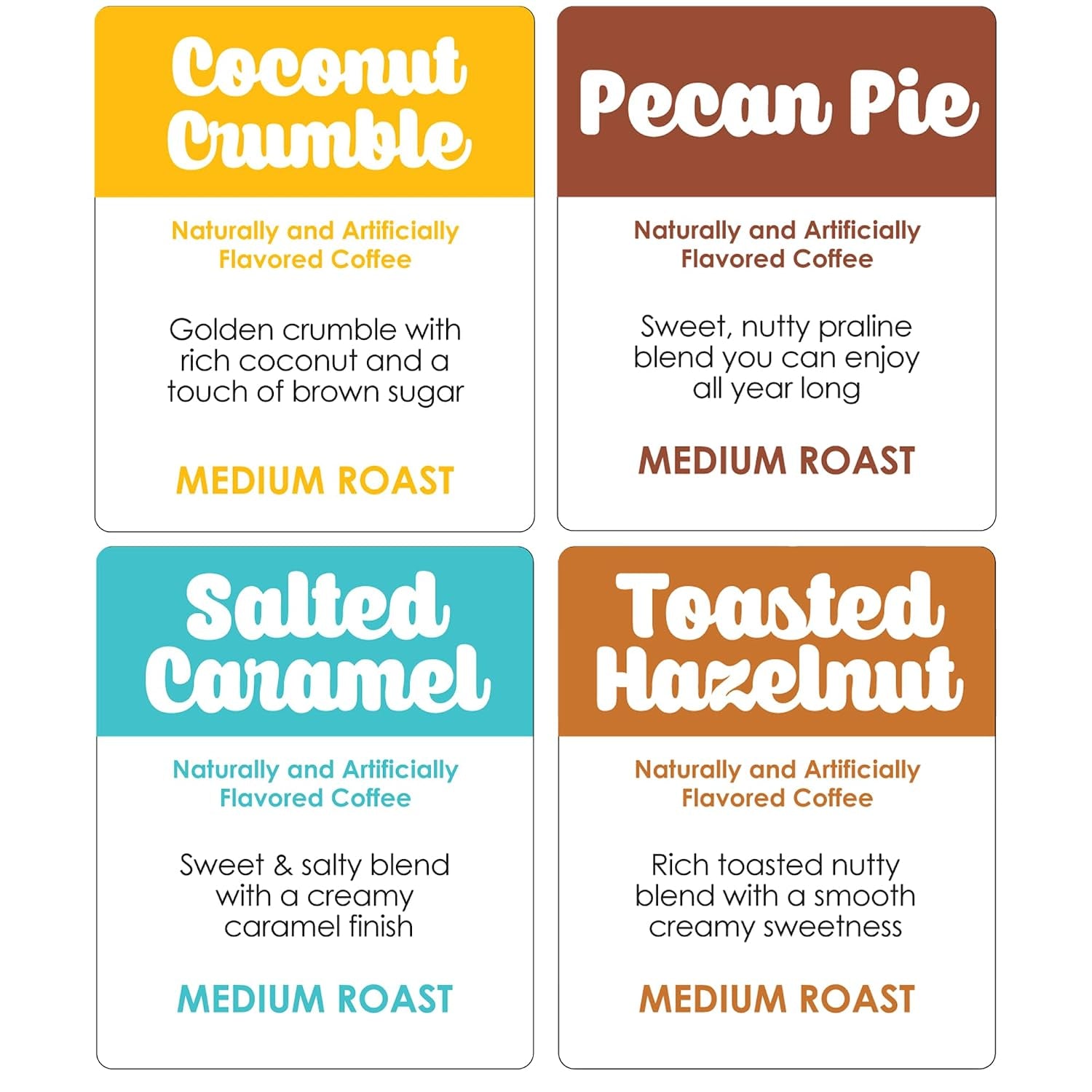 k-cup-coffee-pods-medium-roast-flavored-variety-80-count-variety-pack-includes-20-pecan-pie-20-coconut-crumble-20-salted-caramel-20-toasted-hazelnut-for-keurig-k-cup-brewers
