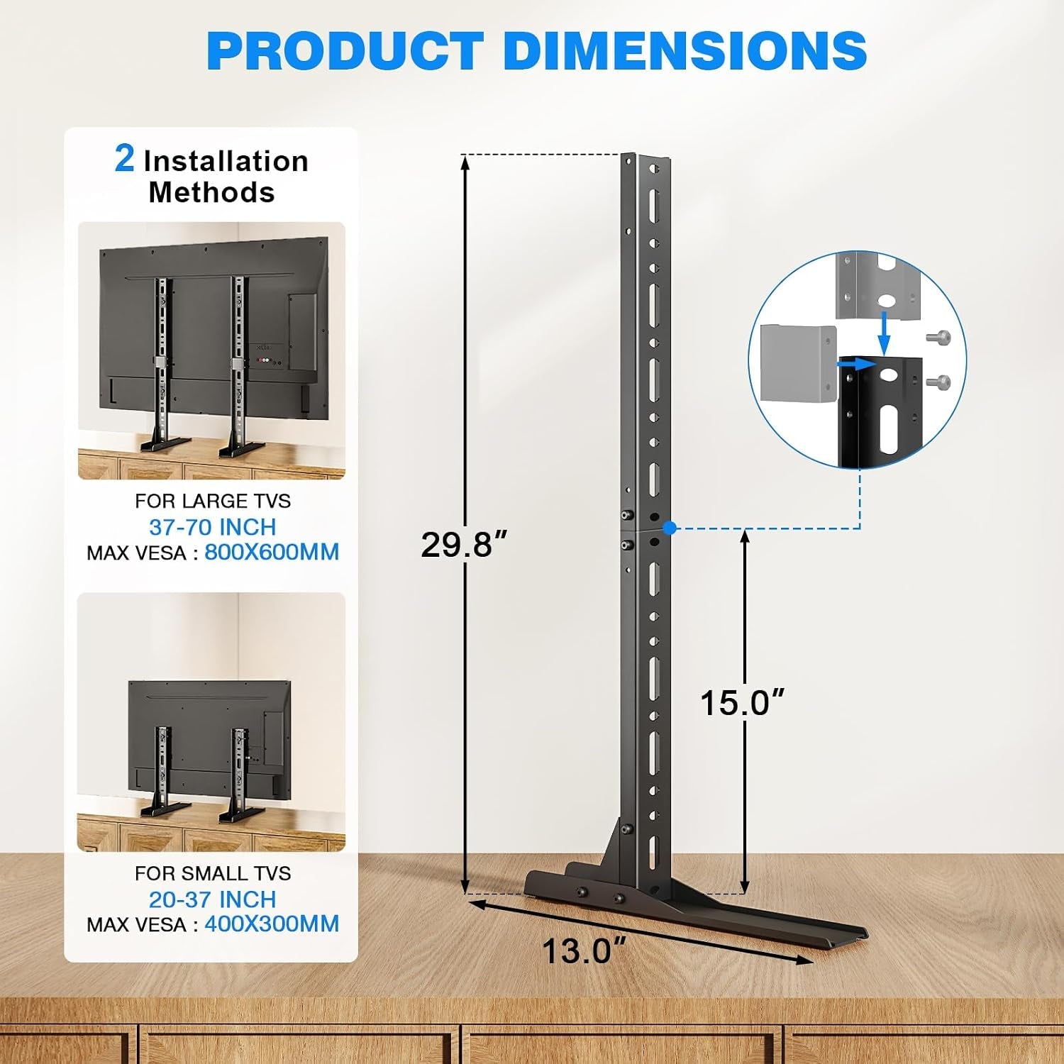 universal-tv-stand-mount-for-20-70-inch-flat-curved-tvs-height-adjustable-tabletop-tv-stand-replacement-tv-feet-with-cable-management-holds-110-lbs-max-vesa-800x600mm