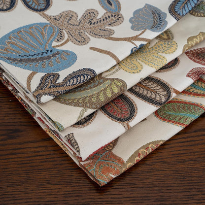 Tropical Leaf Table Runner for Home Decor 13X72 Inches Blue Brown Seasonal Dining Table Decoration Table Linen6