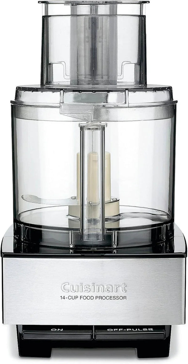 Cuisinart 14-cup food processor with clear work bowl and stainless steel base2