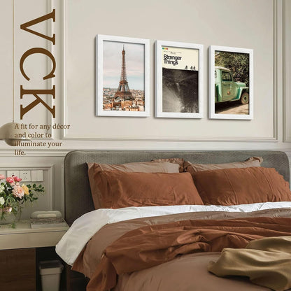 11X17 Picture Frame, White Wood Poster Frames for Wall Display, 4 Pack7