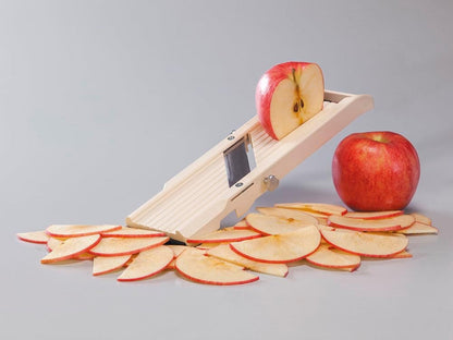 Mandoline Slicer with 4 Blades, Japanese Stainless Steel, BPA Free, 12.75 X 3.625-Inches, Beige8