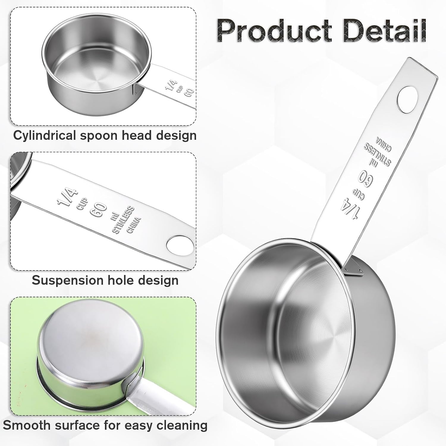 1-4-cup-measuring-scoop-60-ml-stainless-steel-cups